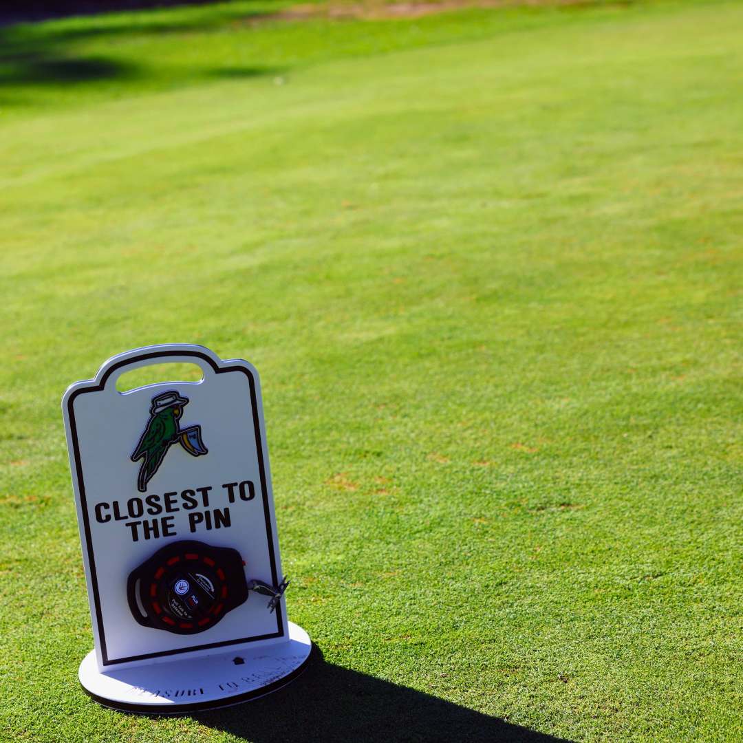 Perma-Core-Closest-to-the-Pin-Proximity-Marker-W_-Measuring-Tape - with custom Logo on golf course