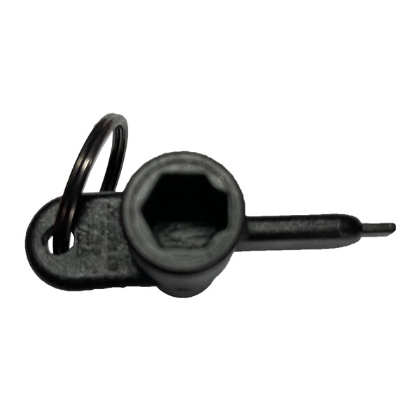 Rainbird side image of Irrigation Key Chain Valve In Head Key