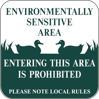 Environmentally Sensitive Area Sign