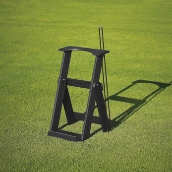 Folding Bag Stand - Recycled Lumber