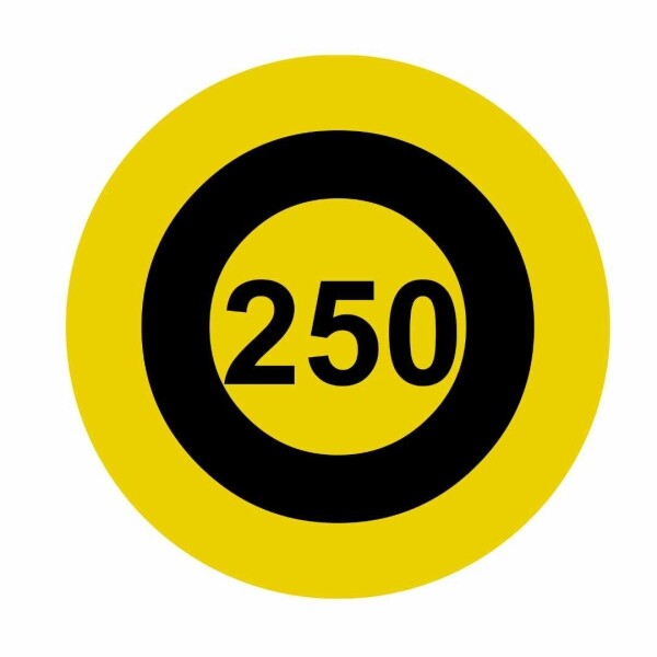 Bullseye Driving Range Yardage Targets - 250 Yards