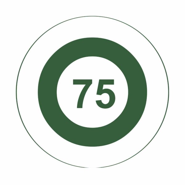 Bullseye Driving Range Yardage Targets - 75 Yards