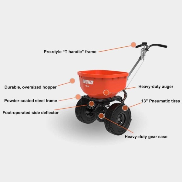 Echo 85 lb. Hopper Capacity Broadcast Spreader - RB-85 - Features - Par West