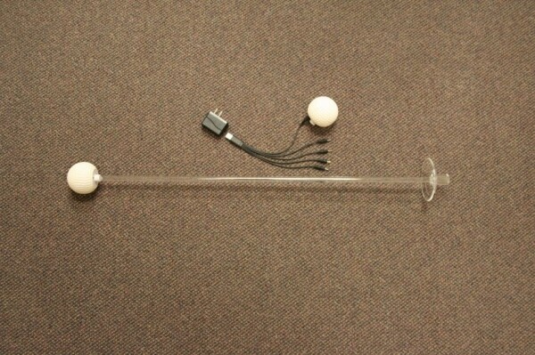 Light Up Practice Green Stick, Rechargeable &, Wireless with Golf Ball Top-Bright White - Image 4