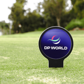 Lolipop Logo Tee Marker with Logo - Perma Core Plastic