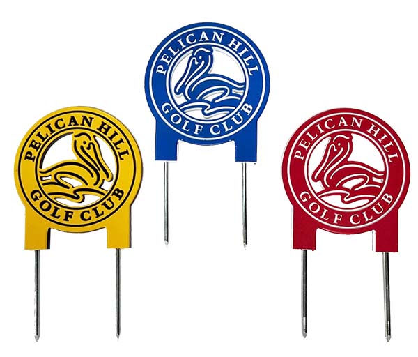 Showcase Tee Marker with Logo - Perma Core Plastic - Image 3