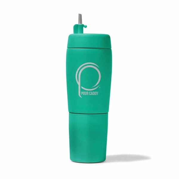 Pour Caddy - Stainless Steel Flask Set- Fairway Green