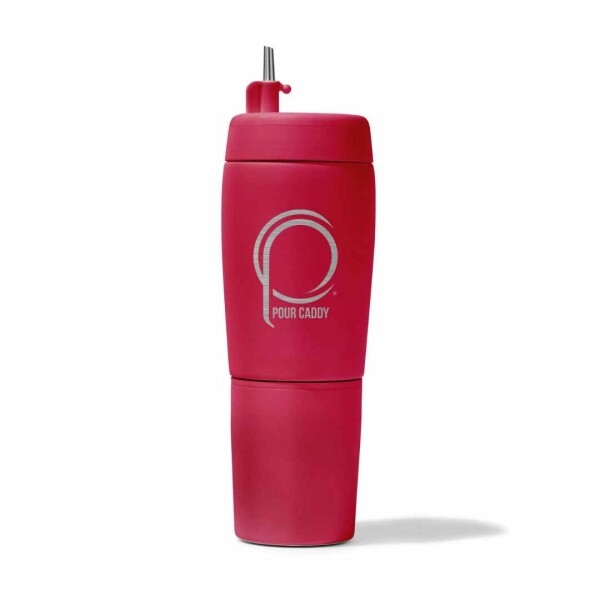 Pour Caddy - Stainless Steel Flask Set- Glory Red