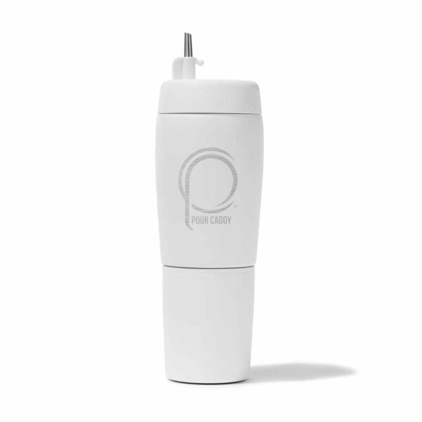 Pour Caddy - Stainless Steel Flask Set- Glory White