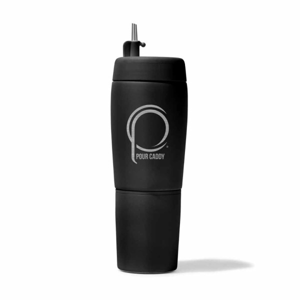 Pour Caddy - Stainless Steel Flask Set- Shadow Black