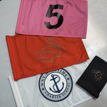 Regulation Perma-Print Custom Golf Flag - Solid Color