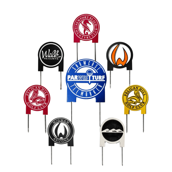 Showcase Tee Marker with Logo - Perma Core Plastic - Image 2