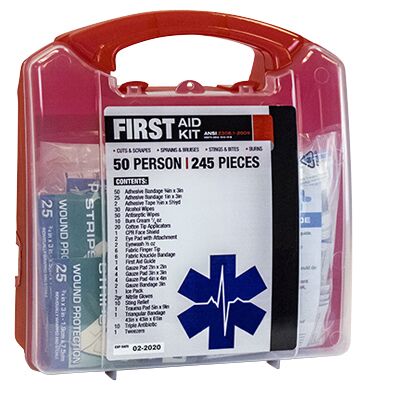 Portable First Aid Kit - Plastic Case - Image 2