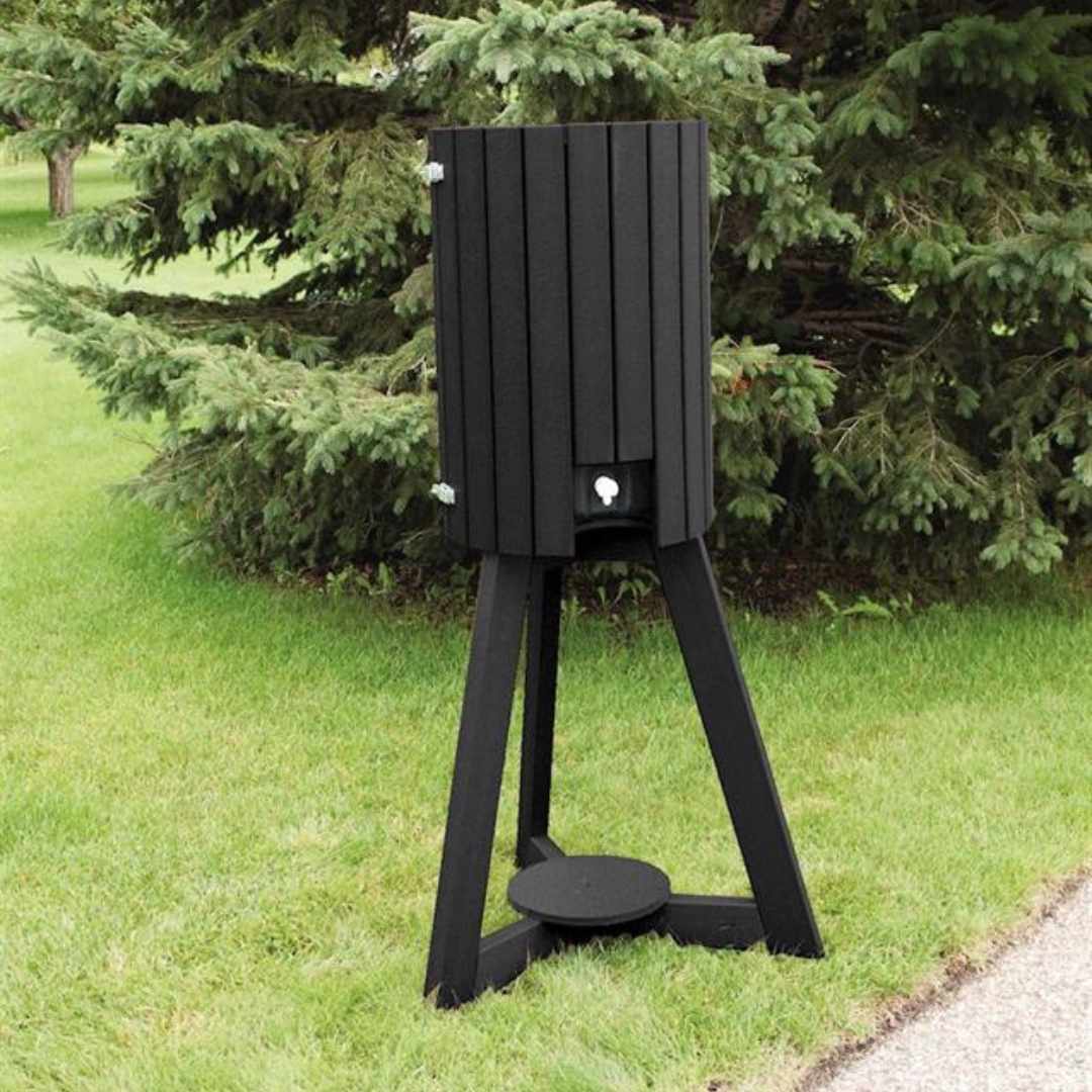 Folding Tripod Water Station - Black