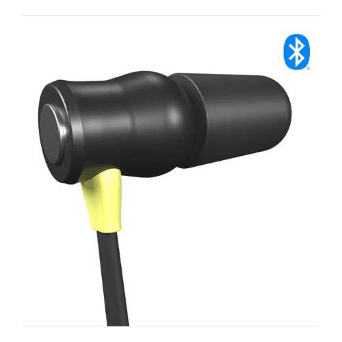 ISOtunes Xtra 2.0 Noise-Isolating Bluetooth Earbuds - Safety Yellow