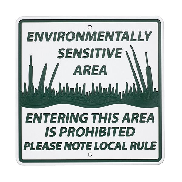 Economy Plastic Course Signs - Custom Messages Available - Image 8