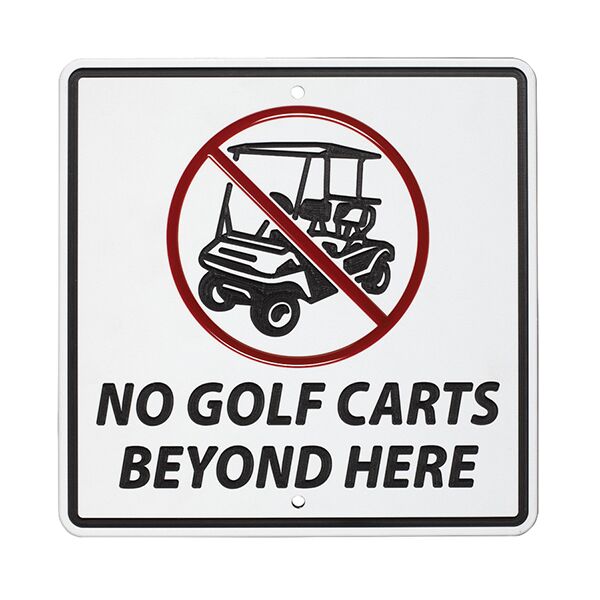 Economy Plastic Course Signs - Custom Messages Available - Image 6