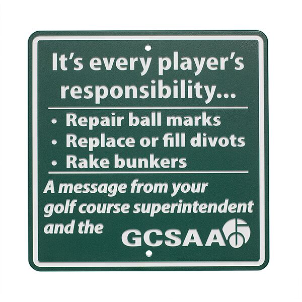 Economy Plastic Course Signs - Custom Messages Available - Image 7