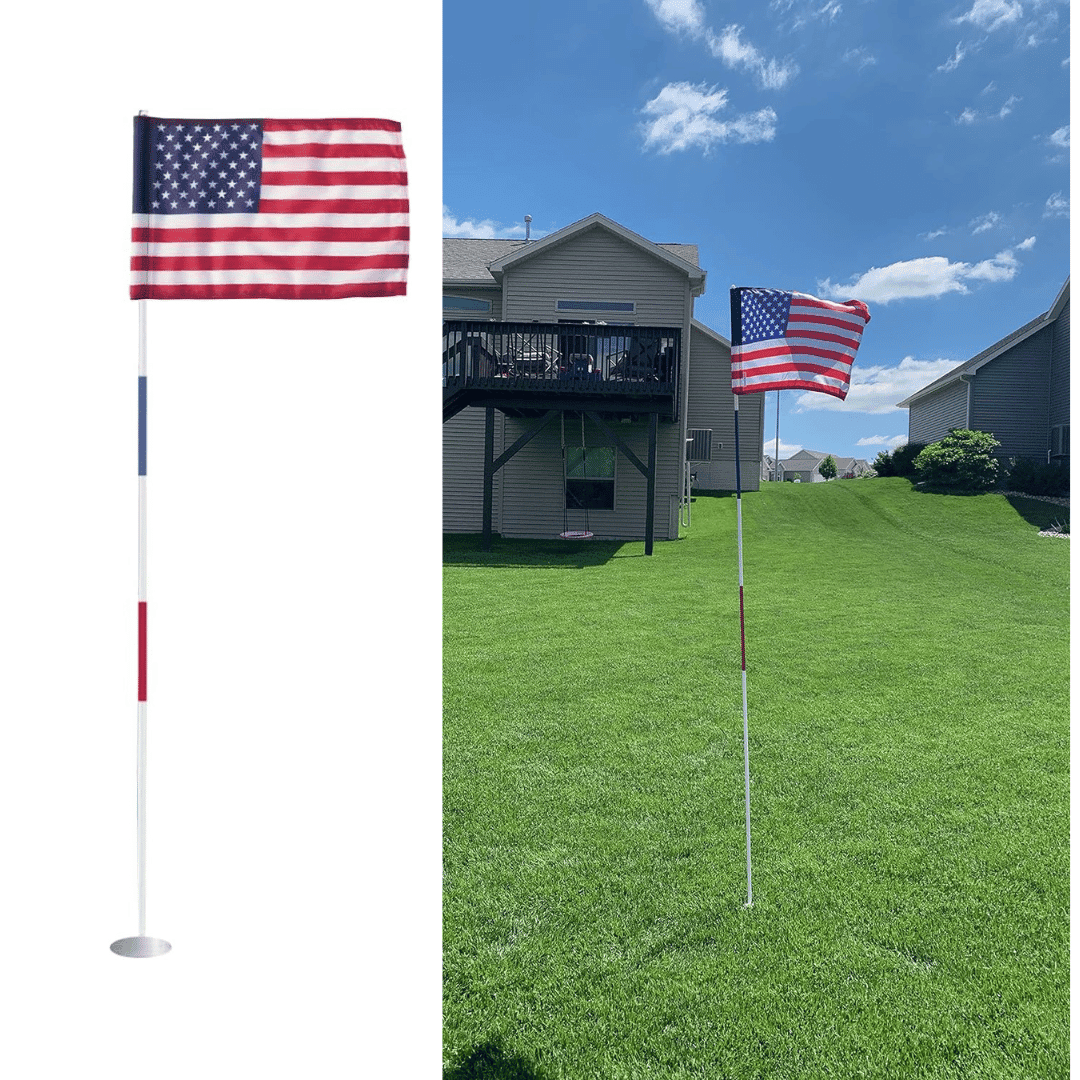 US Flag Backyard Golf Kit