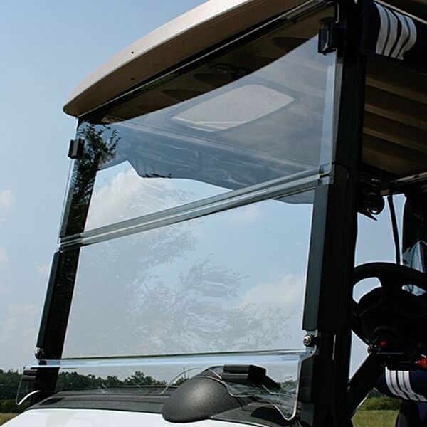 Golf Cart Windshields - Clear Folding - Impact Modified