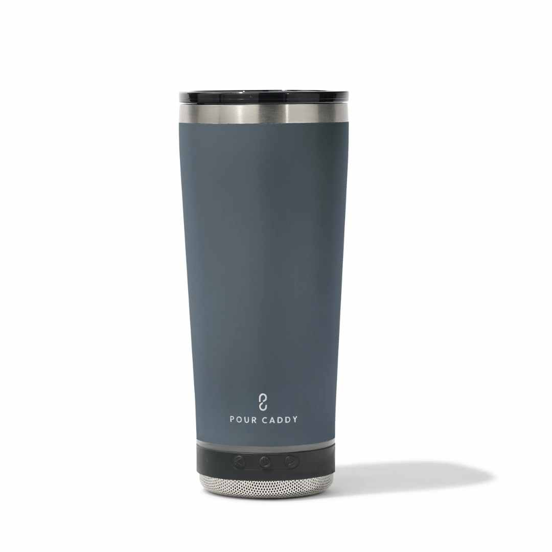 Go Caddy 18oz Vibe Tumbler - Speaker - Grey