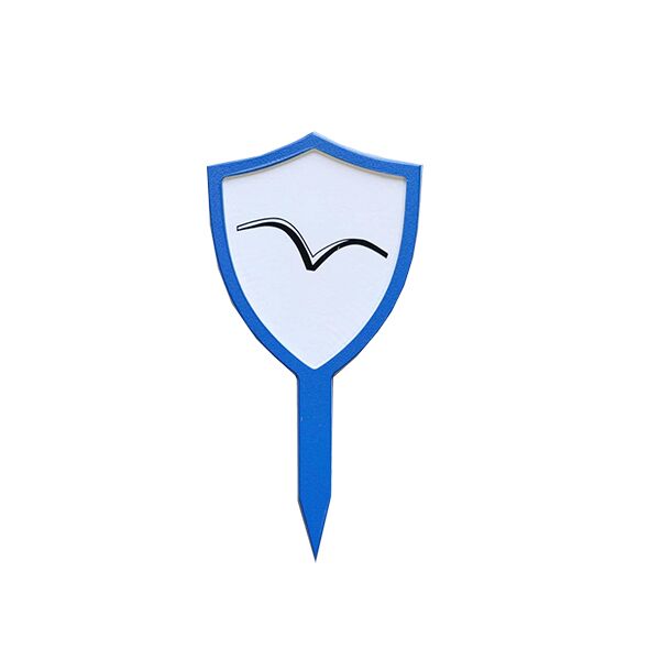 Image of Perma Core Plastic Shield Huntington Club tee maker in blue and white