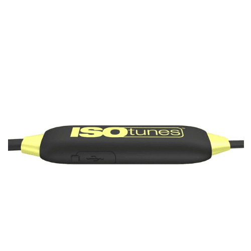 ISOtunes Xtra 2.0 Noise-Isolating Bluetooth Earbuds - Safety Yellow