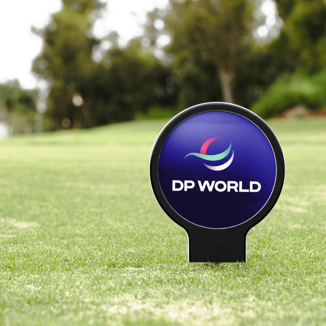 Lolipop Logo Tee Marker with Logo - Perma Core Plastic