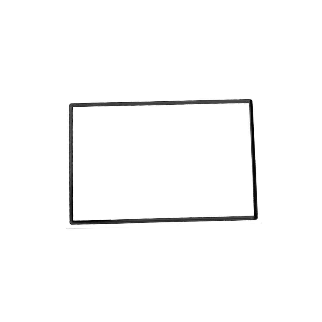 Perma Core In Ground Rectangle Yardage Monuments - White_Black-Plain