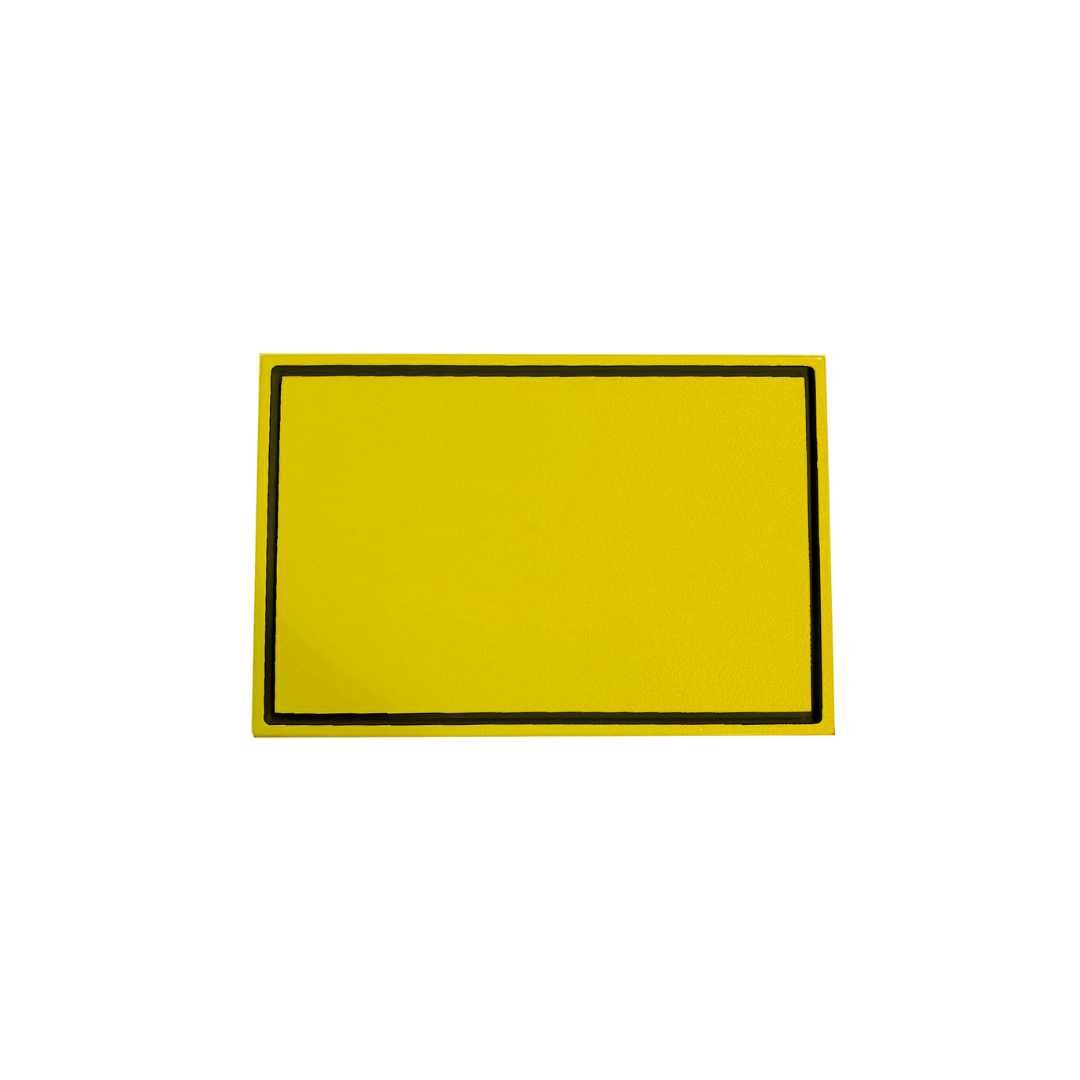 Perma Core In Ground Rectangle Yardage Monuments - Yellow_Black -Plain