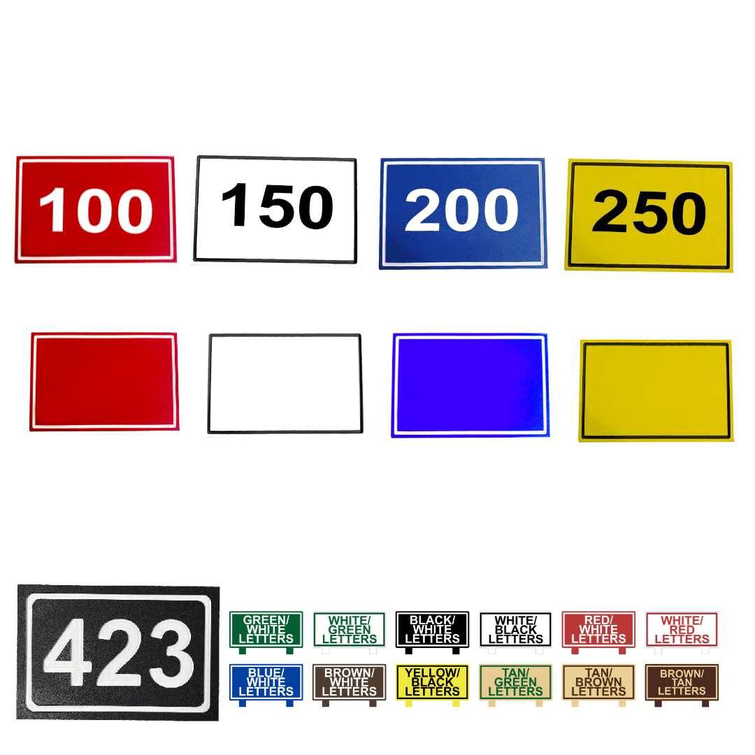 Perma Core In Ground Rectangle Yardage Monuments