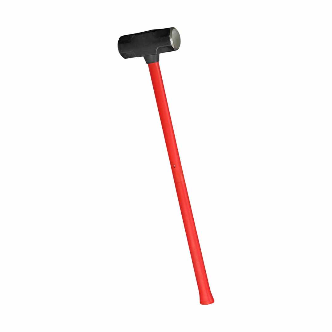 Sledge Hammer, 12 lb. Head, 34 in. Solid-Core Fiberglass Handle