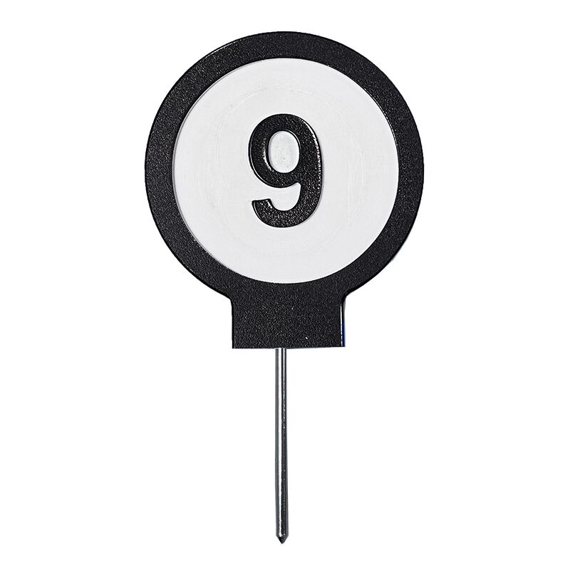 Image of Perma Core Plastic "9" numbered tee maker in white