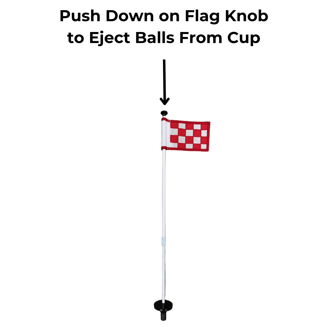 Push N' Putt Practice Green Flagstick 2