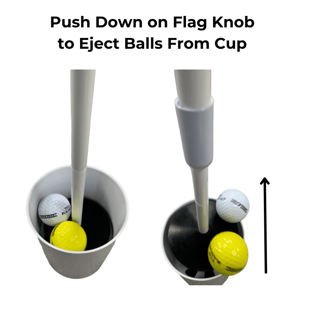 Push N' Putt Practice Green Flagstick 3