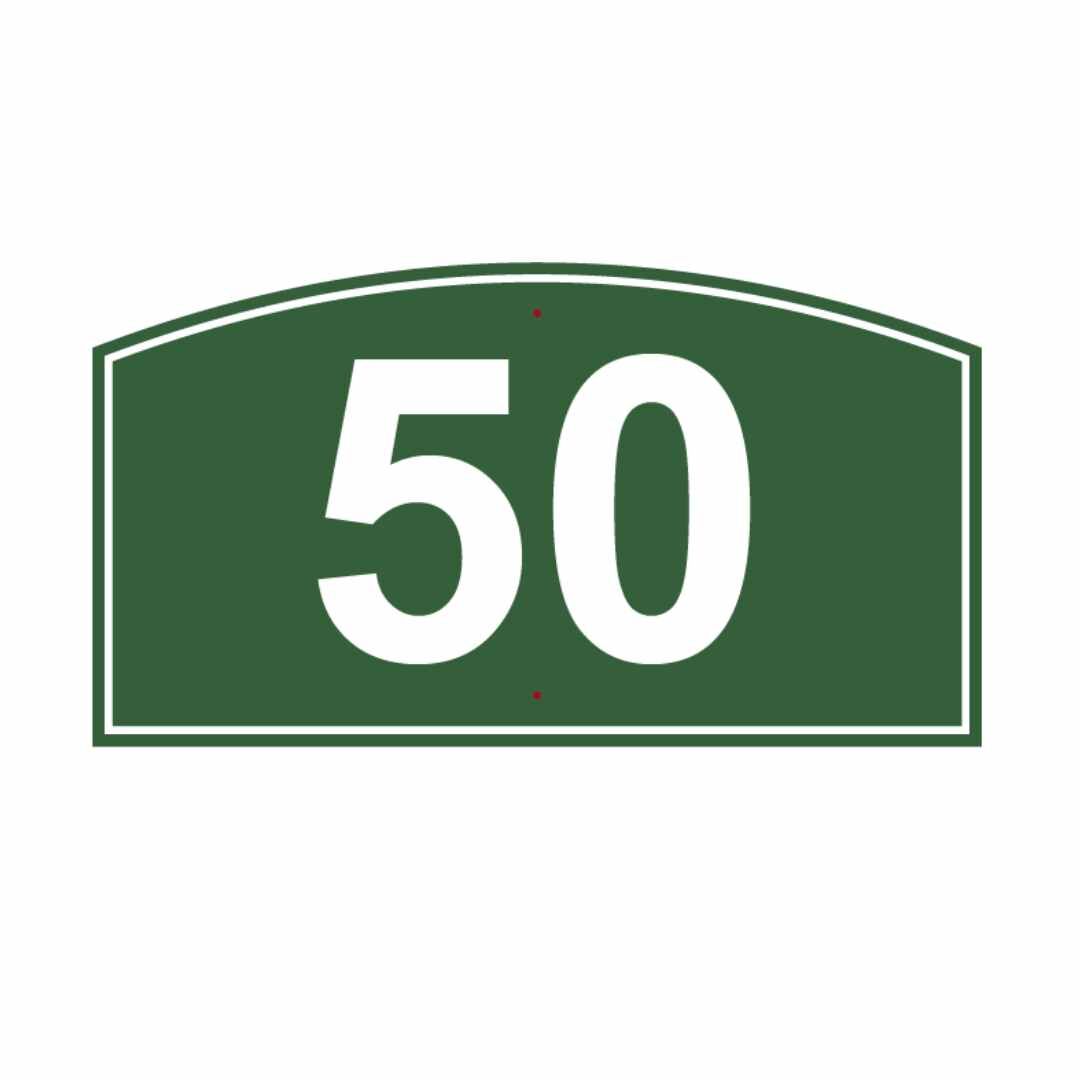 Arch Driving Range Yardage Targets - 50 Yards