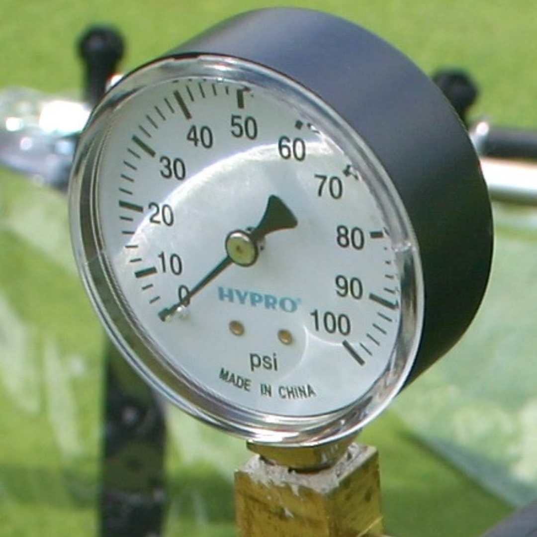 AccuSpeed Walking Boom Sprayer - Large Pressure Gauge