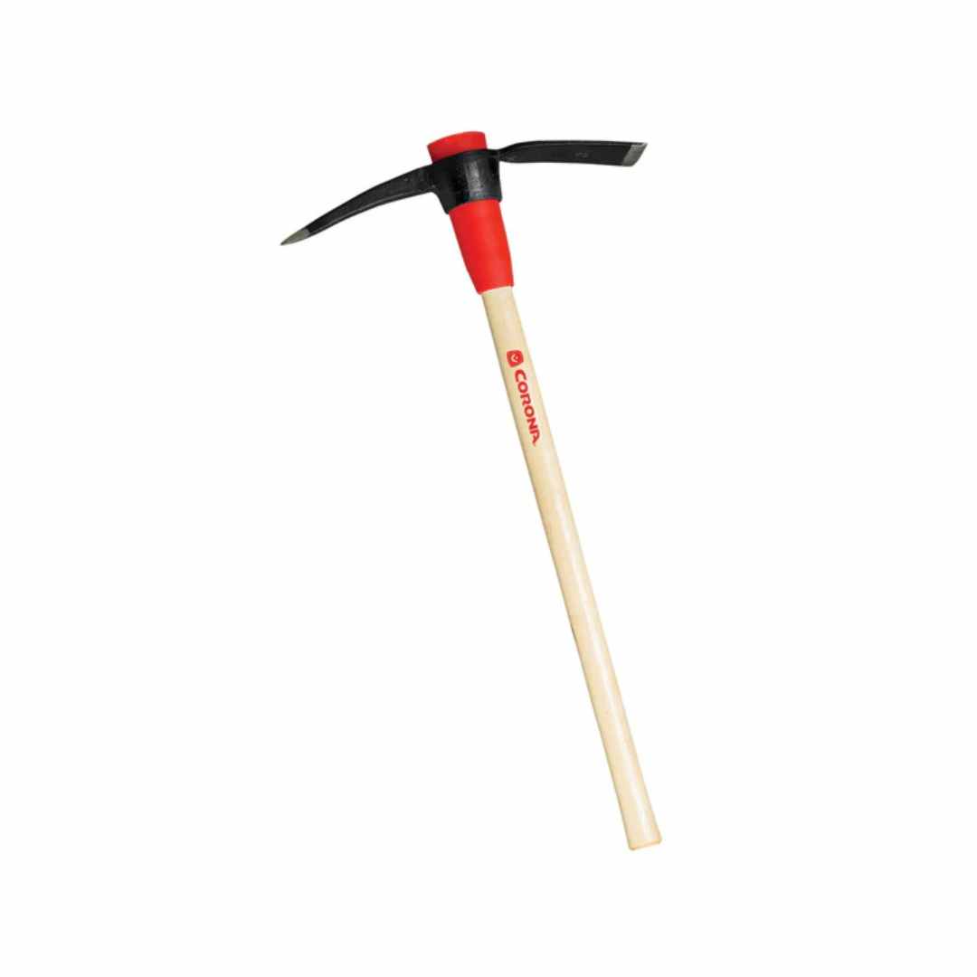 Pick Mattock, 36 in. Hickory Handle with Poly Guard