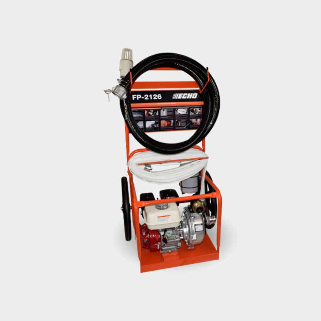 Echo 2'' Portable High-Pressure Fire Pump With Cart - FP-2126