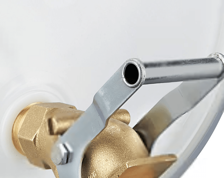 Brass Drum Gate Valve for Viscous Liquids, 2" - Image 3