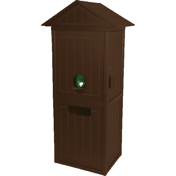 Deluxe Full Water Cooler Enclosure Station w/ Trash Liner - Image 2