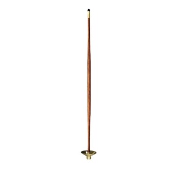 Natural wood practice green flagsticks with tapered design