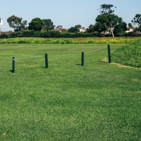 Recycled Plastic Lumber Rope Stake - Square Stake - Three Colors - lifestyle
