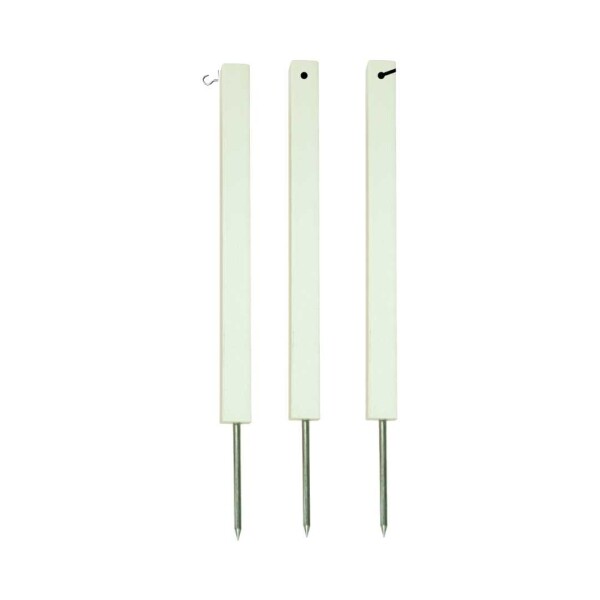 Recycled Plastic Lumber Rope Stake - Square Stake - White
