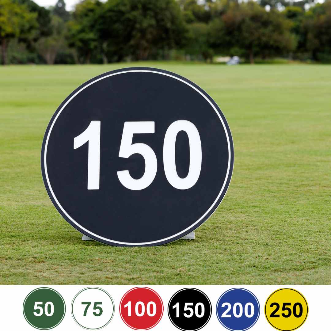 Circle Driving Range Yardage Targets