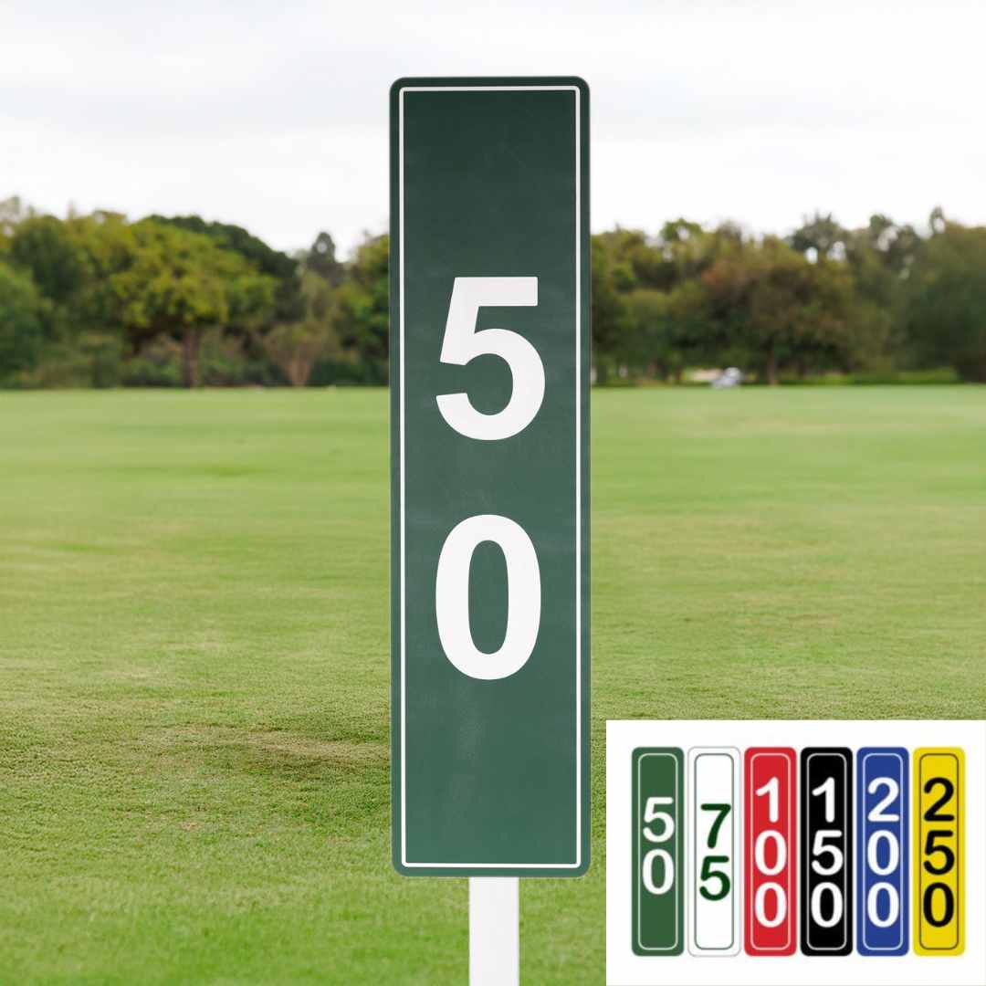 vertical range yardage markers