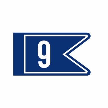 Numbered Flag Putting Green Marker Tops 2 - Par West