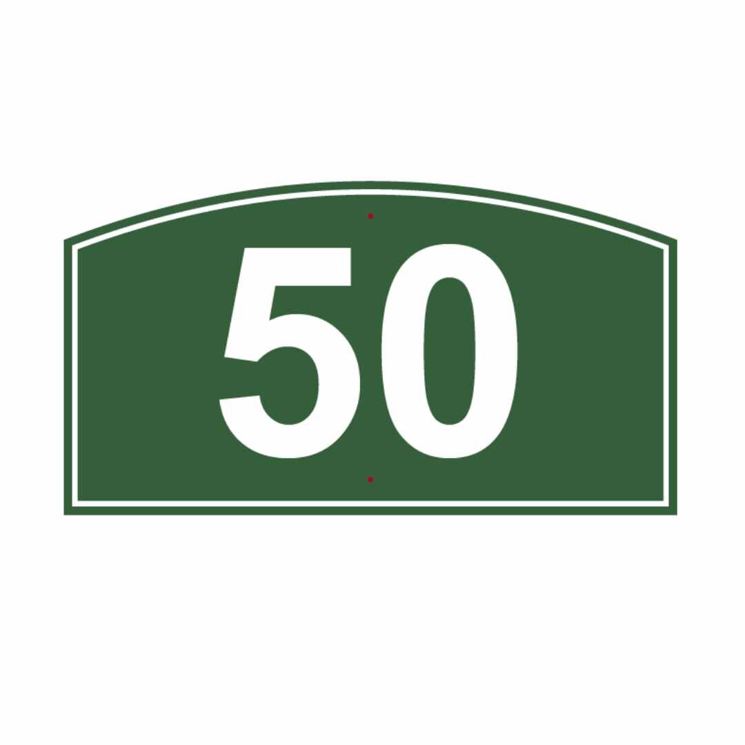 Arch Driving Range Yardage Targets - 50 Yards