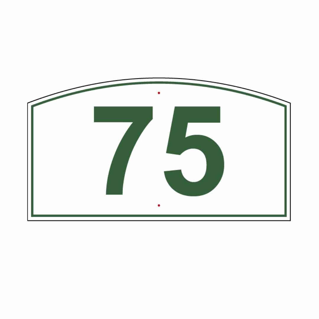 Arch Driving Range Yardage Targets - 75 Yards
