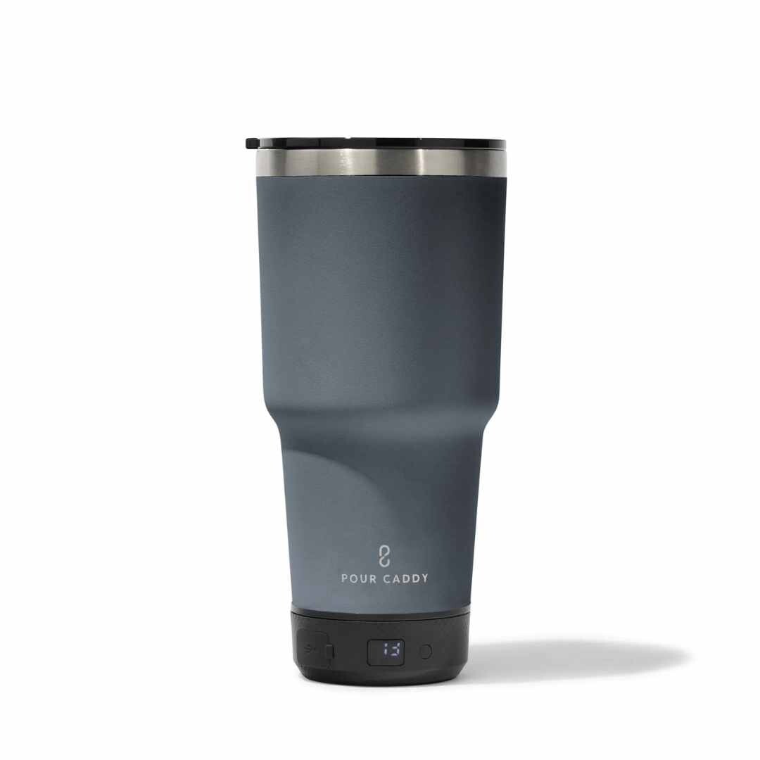 Go Caddy 28oz Vibe Tumbler - 3 Base Options- grey - power bank